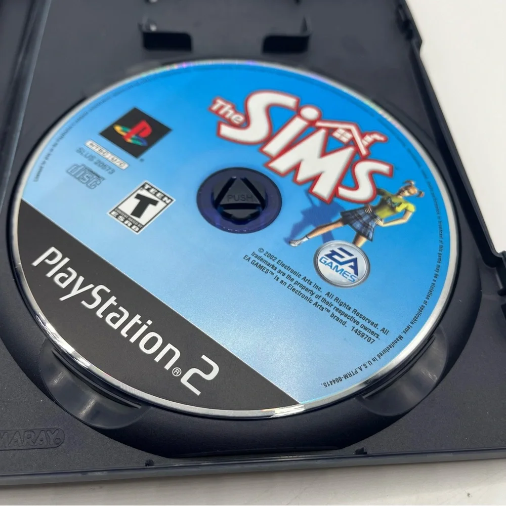 The Sims Video Game (Sony Playstation 2) Complete With Manual